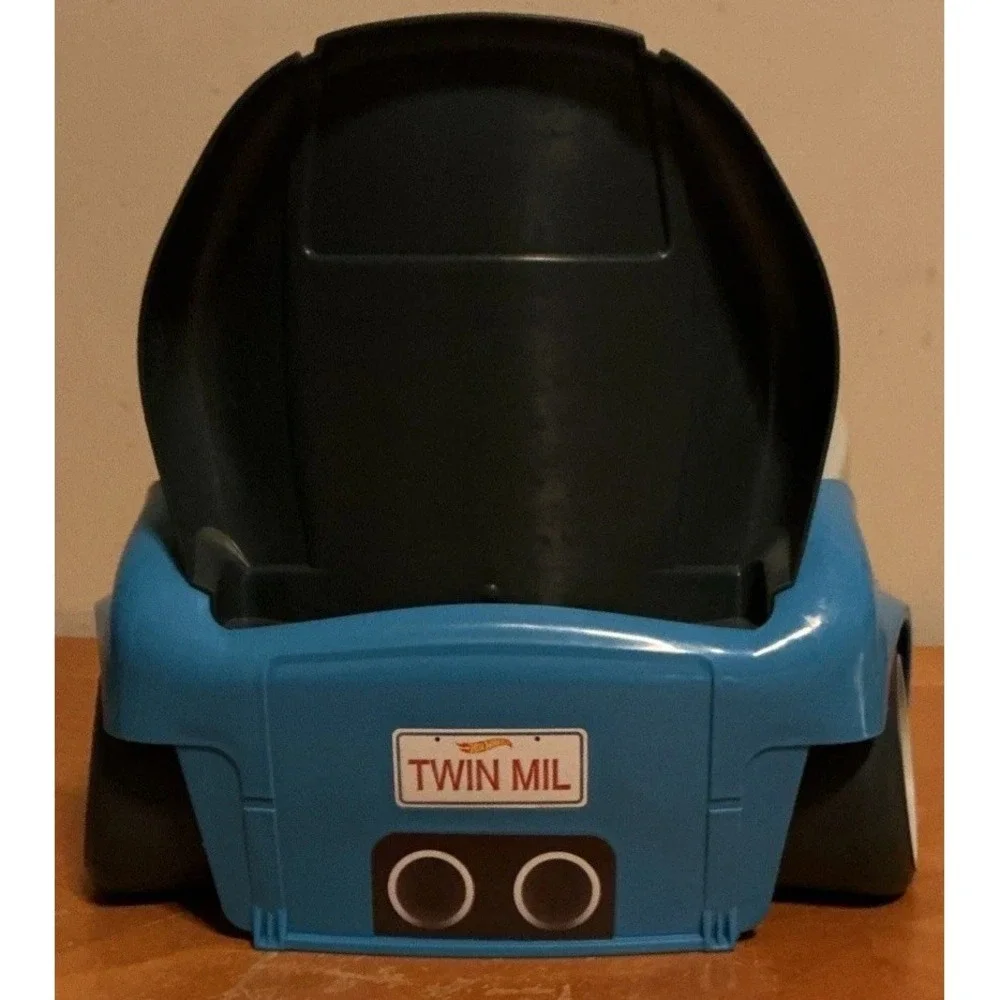 Hot Wheels Blue Race Car Potty Training Toilet Includes Detachable Toddler - Picture 3 of 14